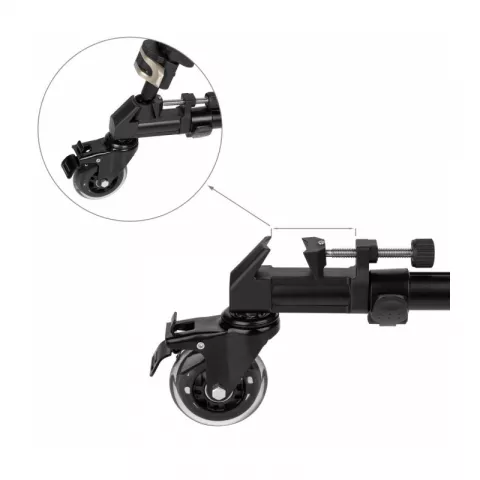 SmallRig 3986 тележка Dolly универсальная для штатива