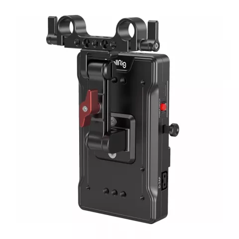 SmallRig 3204 Адаптер крепления аккумулятора V Mount Battery Adapter Plate with Dual 15mm Rod Clamp