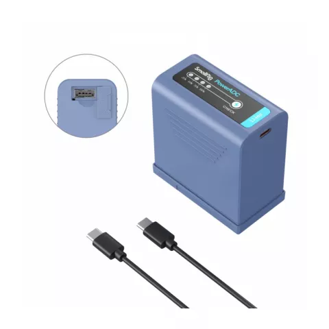 SmallRig 4267 Аккумулятор литий-ионный NP-F970 USB-C Rechargeable Camera Battery