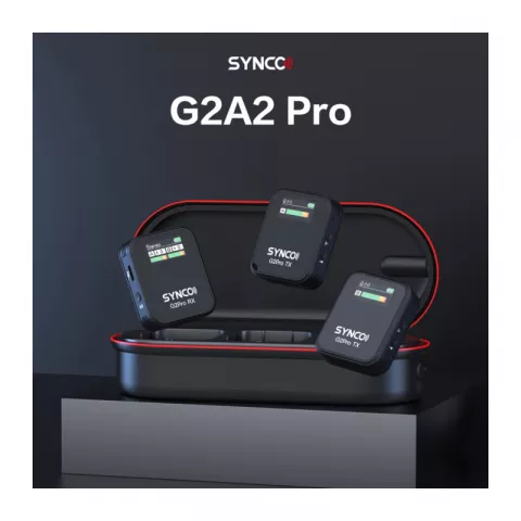 Synco G2(A2) PRO беспроводная микрофонная система 2,4ГГц (2 передатчика) с кейсом-зарядкой