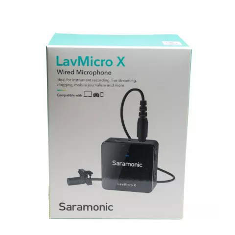 Saramonic LavMicro X адаптер без экрана с петличным микрофоном TRS для камер и смартфонов