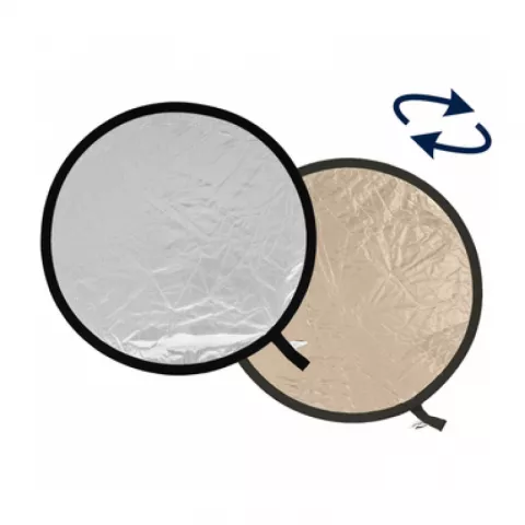Lastolite LR3828 Collapsible Reflector Sunlite/Soft Silver Отражатель золотистый/мягкое серебро 95см