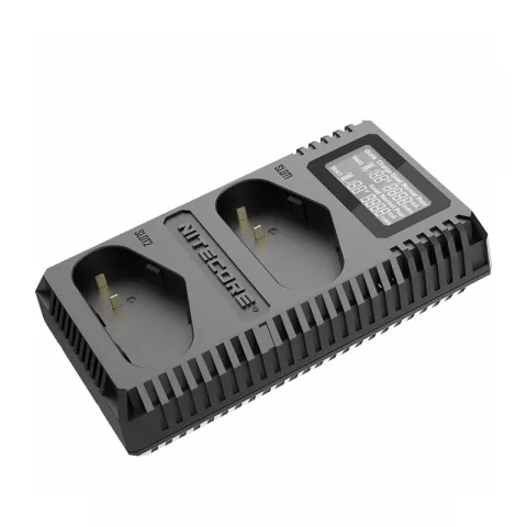 Зарядное устройство Nitecore UCN4PRO с 2 слотами для аккумуляторов Canon LP-E19 / LP-E4 / LP-E4N