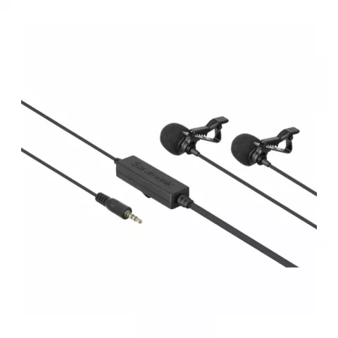 Микрофон петличный Saramonic LavMicro 2M двойной с кабелем 6м