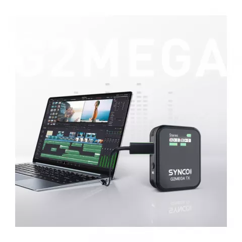 Synco G2A1 MEGA беспроводная микрофонная система 2,4 ГГц (1 передатчик с памятью, кейс-зарядка)
