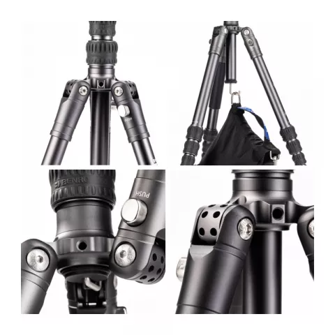 Benro FBAT05A+VX20 штатив с шаровой головой серии 0/5 секционный/трансформер/алюминиевый