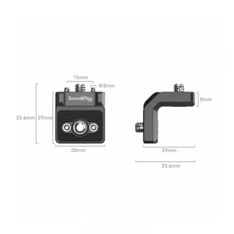 SmallRig x LensVid MD4360 Кронштейн для крепления аксессуаров на цифровых камерах