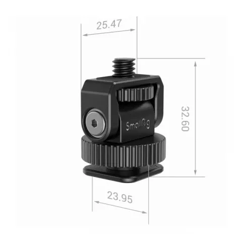 SmallRig 3577 Держатель Mini Cold Shoe to 1/4" Threaded Adapter