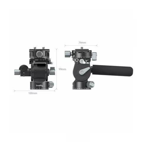 SmallRig 3457 Компактная видеоголовка Lightweight Fluid Video Head