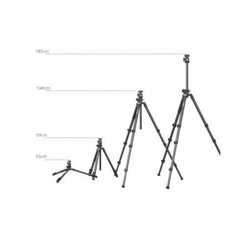 SmallRig 4288 штатив CT200 c шаровой головой, алюминиевый, с клипсами