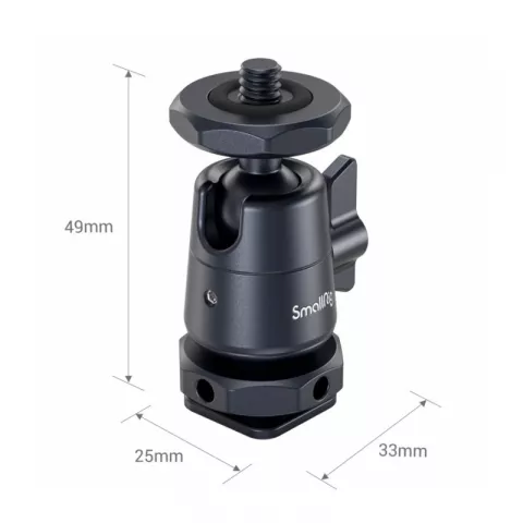SmallRig 2948B Шаровая головка с креплением Removable Cold Shoe Mount (2 шт.)