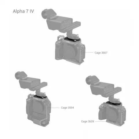 SmallRig MD4019 Адаптер для установки ручки Sony FX3 XLR