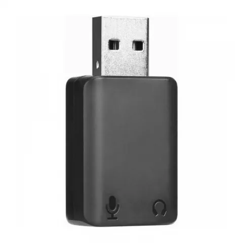 Boya BY-EA2 Адаптер USB 2.0 Тип А  вход для микрофона TRS 3,5мм и выход для наушников TRS 3,5мм