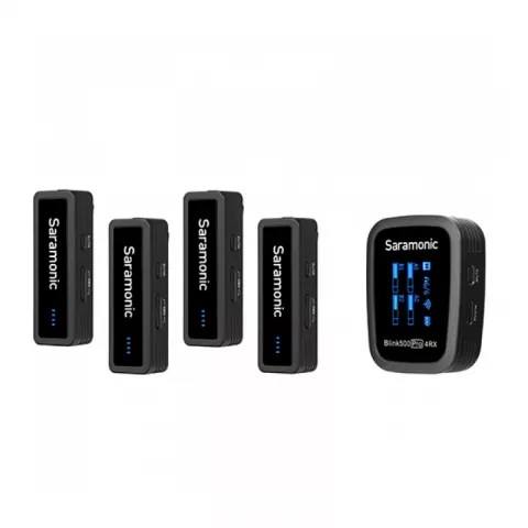 Saramonic Blink500 Pro B8 радиостистема приемник и 4 передатчика с кейсом-зарядкой