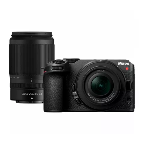 Цифровая фотокамера Nikon Z30 Kit  Nikkor Z DX 16-50mm f/3.5-6.3 VR + Nikkor Z DX 50-250mm f/4.5-6.3 VR