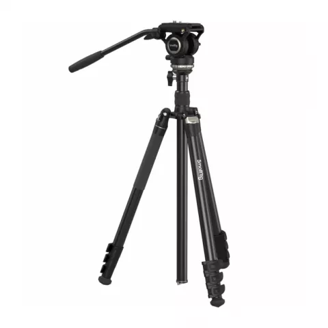SmallRig 4475 штатив CT210 с видеоголовой/алюминиевый с клипсами Video Tripod Kit