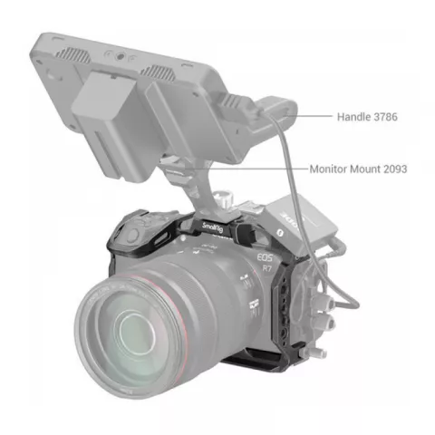 SmallRig 4003B Клетка для цифровой камеры EOS R7 “Black Mamba”
