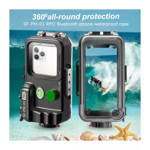 Sea Frogs SF-PH-01 PRO Universal mobile phone, универсальный подводный бокс для смартфонов