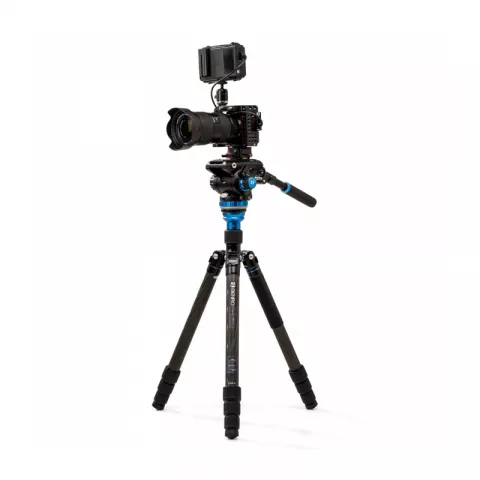 Benro C3883TS6PRO Travel штатив с видео головой серии Aero 3/4 секционный/трансформер/карбоновый