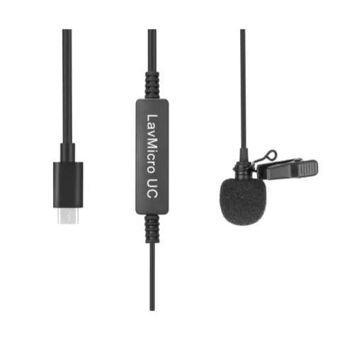 Микрофон Saramonic LavMicro UC для смартфонов с кабелем 1,7м (вход USB-C)