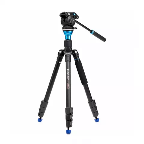 Benro A1883FS2PRO штатив Aero с видеоголовой/трансформер в монопод/алюминиевый с клипсами