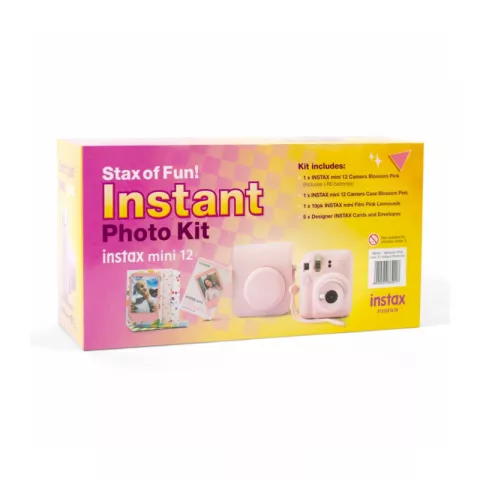 Fujifilm Instax Mini 12 Blossom Pink Photo Kit