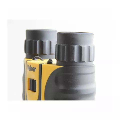 Бинокль Veber 10*25 WP черный-желтый