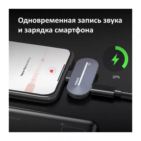 Synco P1ST (P1T) Радиосистема 2,4ГГц приемник, передатчик, футляр-зарядка (разъем Type-C)