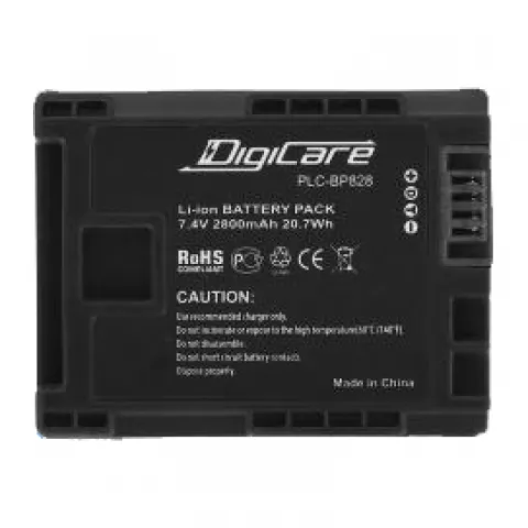 Аккумулятор DIGICARE PLC-BP828 (BP-828, BP-820) для камер XA20, XA25, Legria G30
