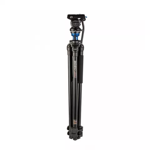 Benro A2573FS4PRO штатив с видеоголовой серии 2/3 секциионный/зажим - клипсы/алюминий