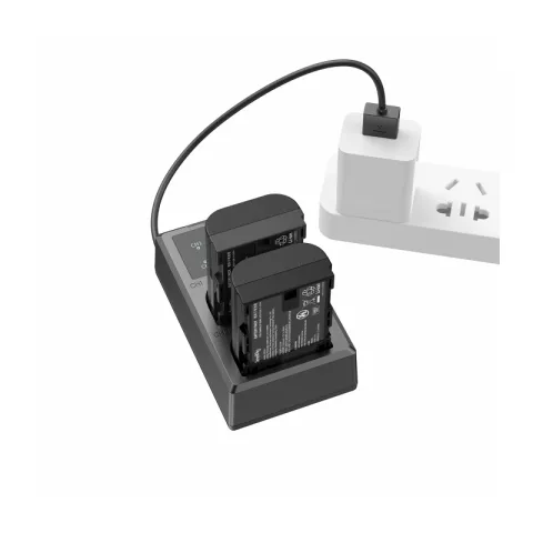 SmallRig 3821 Зарядное устройство с двумя литий-ионными аккумуляторами LP-E6NH