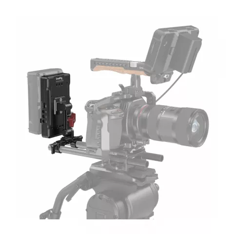 SmallRig 3204 Адаптер крепления аккумулятора V Mount Battery Adapter Plate with Dual 15mm Rod Clamp
