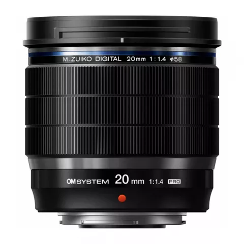 Объектив OM SYSTEM M.Zuiko Digital ED 20mm f/1.4 PRO Lens