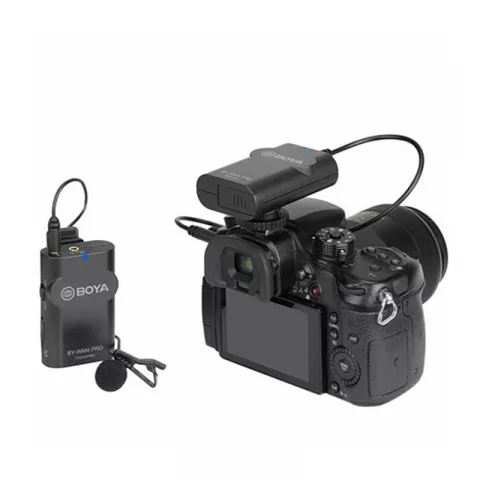 Двухканальный беспроводной микрофон Boya BY-WM4 Pro-K1 (Передатчик TX4 Pro + Приёмник RX4 Pro)