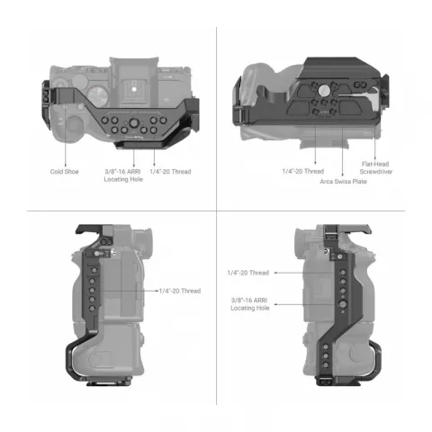SmallRig 3594 Клетка для цифровых камер Sony A7SIII / A7IV / A7RIV / A1 с батарейным блоком