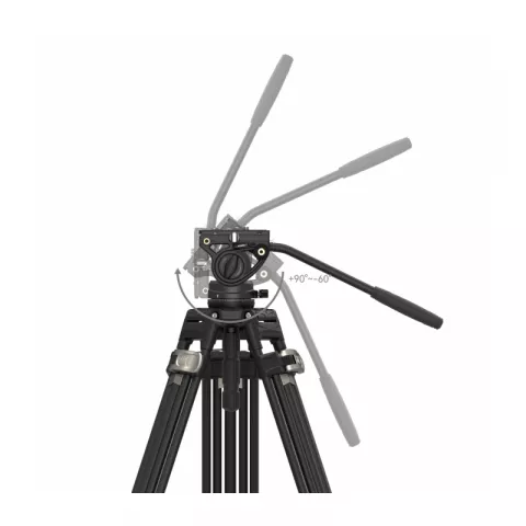 SmallRig 4163 штатив AD-80 с видеоголовой/алюминиевый с клипсами Heavy-Duty Aluminum Alloy Tripod