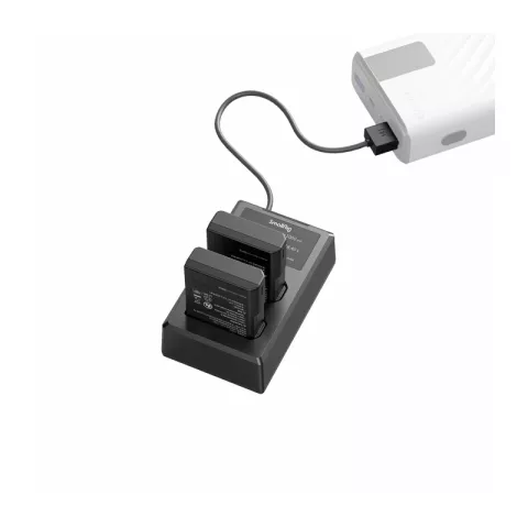 SmallRig 3819 Зарядное устройство с двумя литий-ионными аккумуляторами EN-EL14