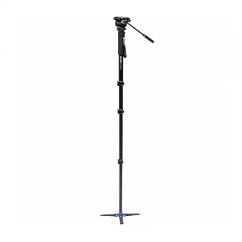 Benro A48FDS4PRO видеомонопод с головой серии 4/4 секционный/зажимы - клипсы/алюминиевый
