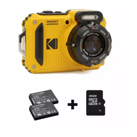 Цифровая фотокамера KODAK WPZ2 Bundle Yellow
