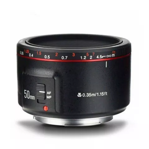 Объектив YongNuo AF 50mm f/1.8 II Canon EF, черный