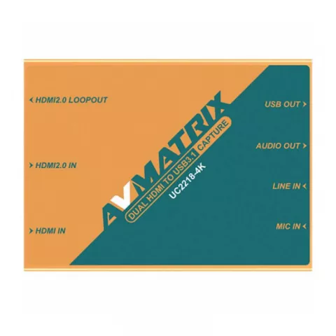 Устройство видеозахвата AVMATRIX UC2218-4K HDMI USB