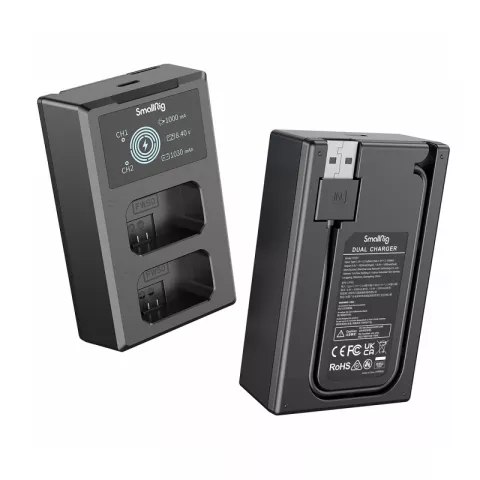 SmallRig 3818 Зарядное устройство с двумя литий-ионными аккумуляторами NP-FW50