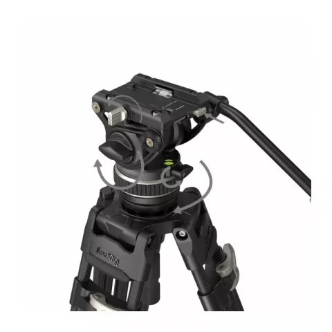 SmallRig 3989 штатив AD-100 с видеоголовой/карбоновый с клипсами Heavy-Duty Carbon Fiber Tripod Kit