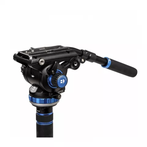Benro MCT48AFS6PRO монопод-штатив Hi-Hat Connect с видеоголовой/алюминиевый с клипсами