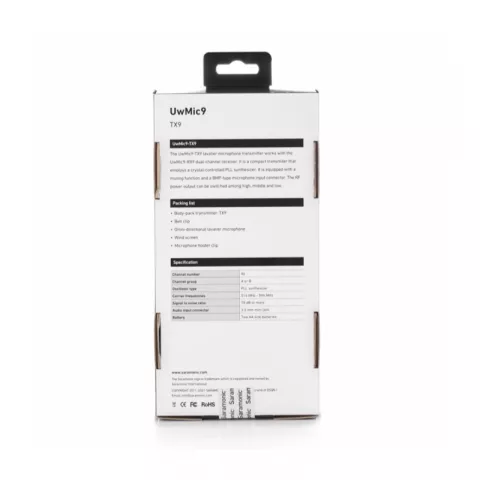 Петличный микрофон Saramonic UwMic9 TX9 с передатчиком