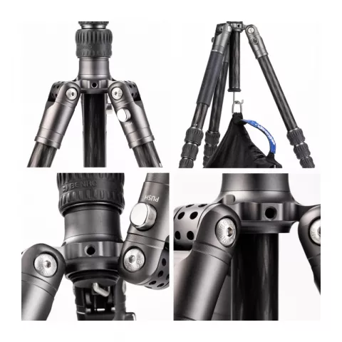 Benro FBAT24C+VX25 штатив с шаровой головой серии 2/4 секционный/трансформер/карбоновый
