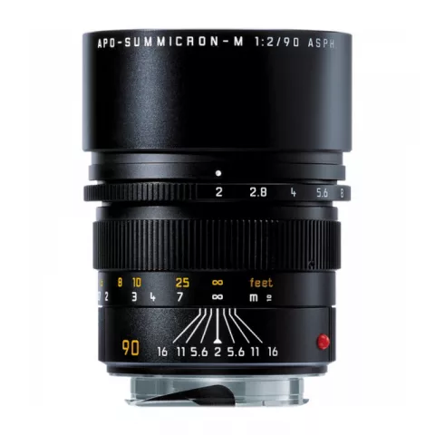 Объектив Leica APO-SUMMICRON-M 90 f/2 ASPH., чёрный