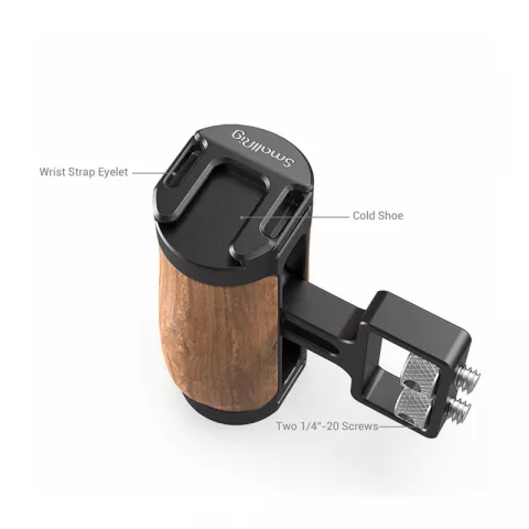 SmallRig 2913 Боковая ручка Wooden Mini Side Handle (крепление 1/4”)