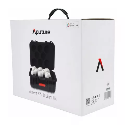 Набор светодиодных осветителей Aputure Accent B7C Smart Bulb 8-Light Kit