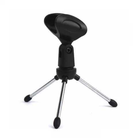 AuraSonics MS4 настольная мини микрофонная стойка на треноге, высота 15см, сталь